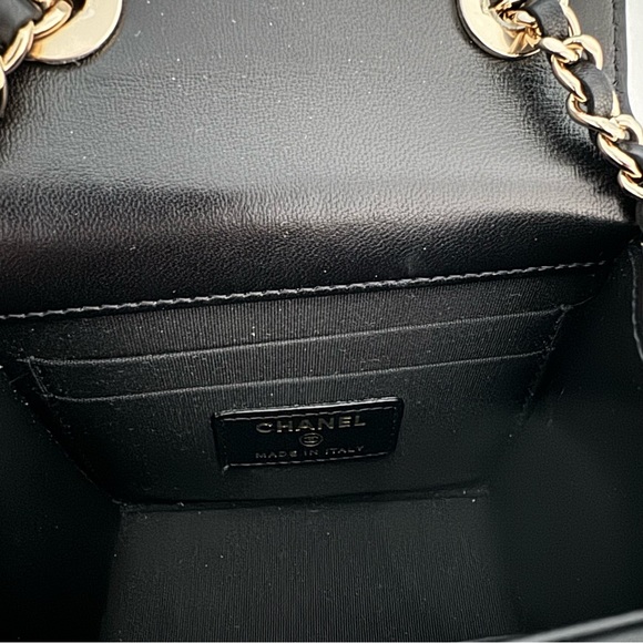 Chanel Mini Trendy CC Bag in Black Gold - Picture 11 of 16